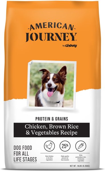 American Journey Protein Grains Chicken Brown Rice Vegetables