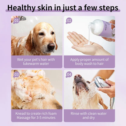 Pet Shampoo Deodorant Stay Fragrance Bathing Shower Gel