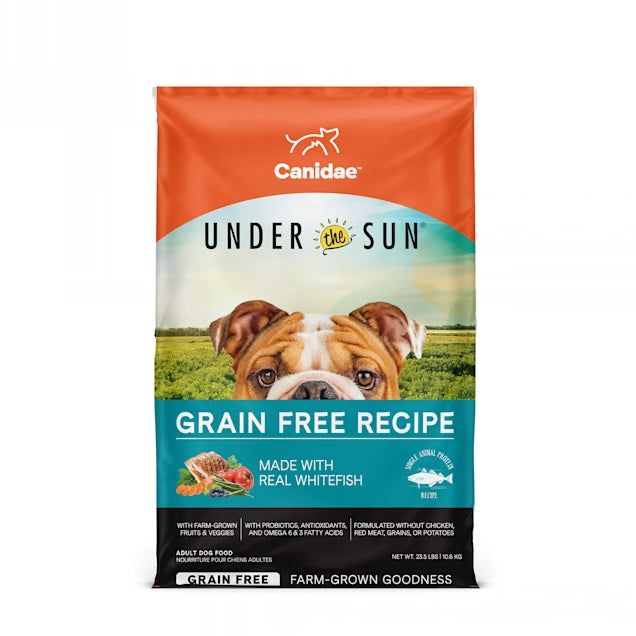 CANIDAE Under the Sun Grain Free Whitefish Recipe Adult Dry Dog Food, 23.5 lbs.