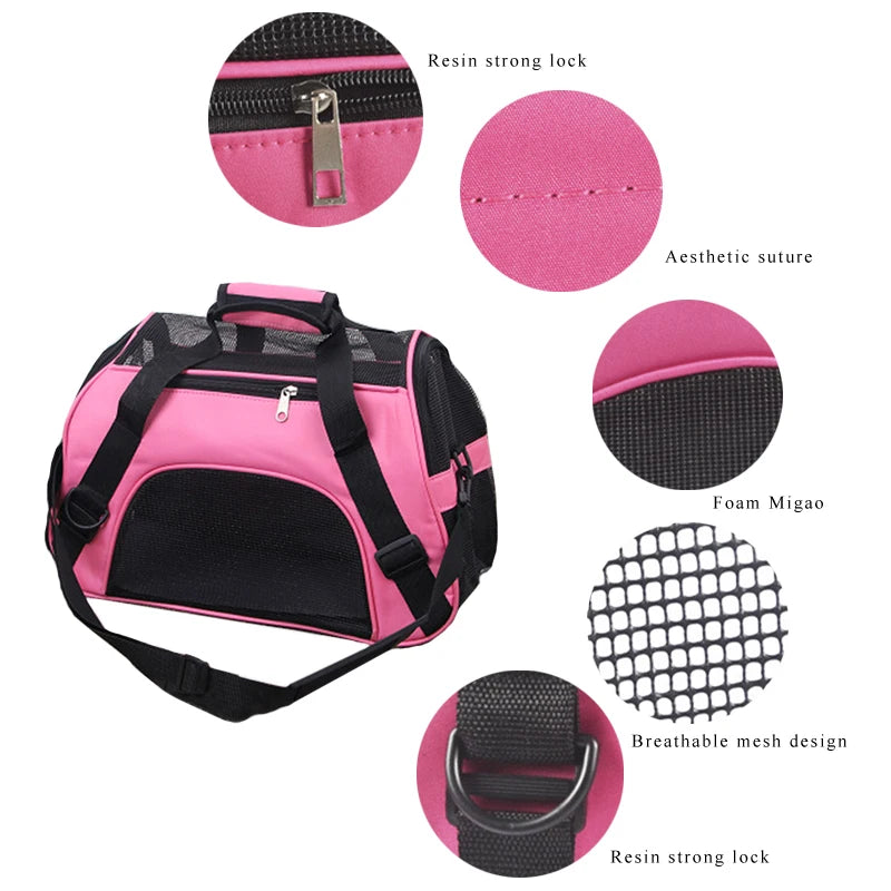 Mesh Breathable Dog Carriers