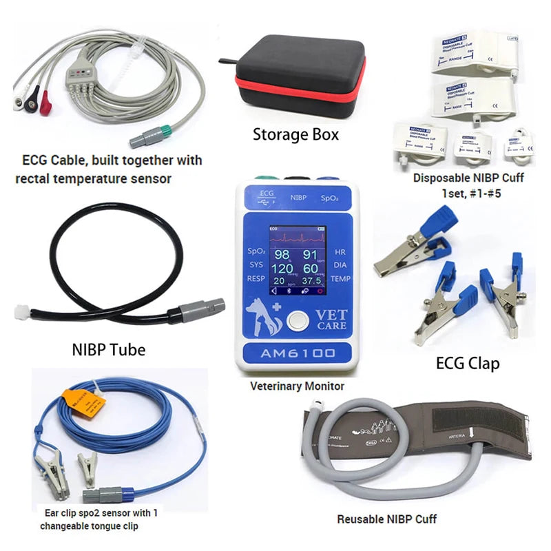 Bluetooth Handheld Pet Blood Pressure Monitor