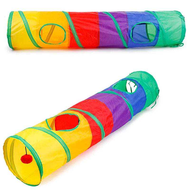 Cat Tunnel Tube Collapsible Play Toy