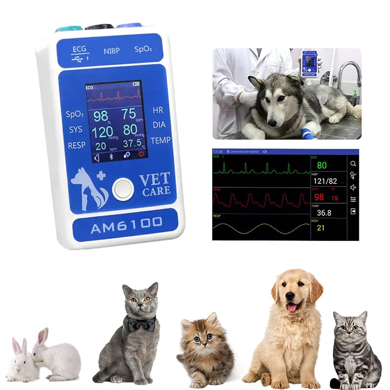 Bluetooth Handheld Pet Blood Pressure Monitor