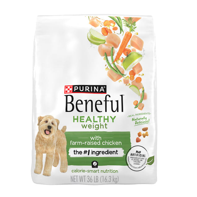 Purina Beneful Healthy Weight With Farm-Raised Chicken Dry Dog Food, 36 lbs.