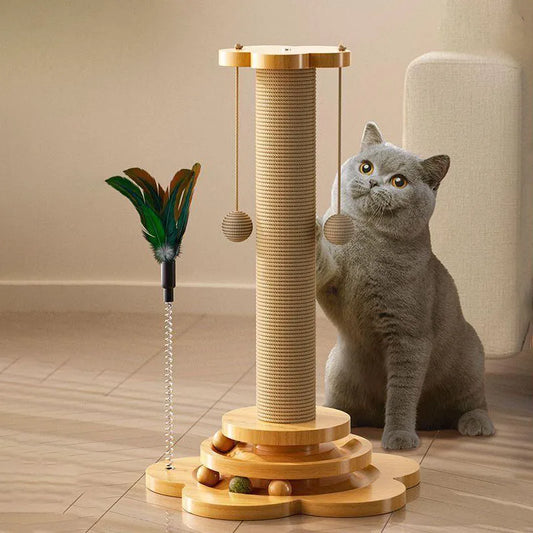 Cats Scratching Post Tower