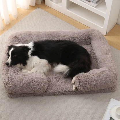 Luxury Winter Warm Large Dog Sofa Bed