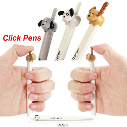 Retractable Elegant Cute Dog Gel Pens