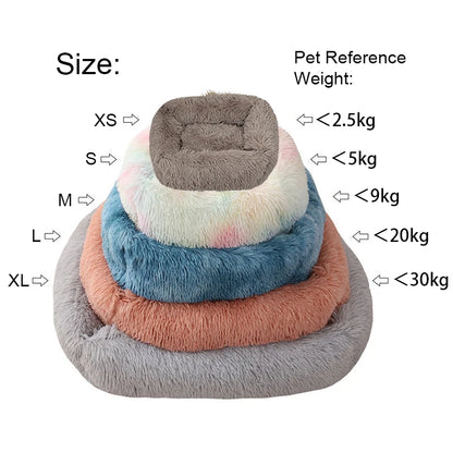 Rectangle Shape Plush Dog Bed