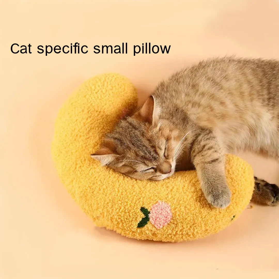 Cats U-Shaped Soft Calming Pillow