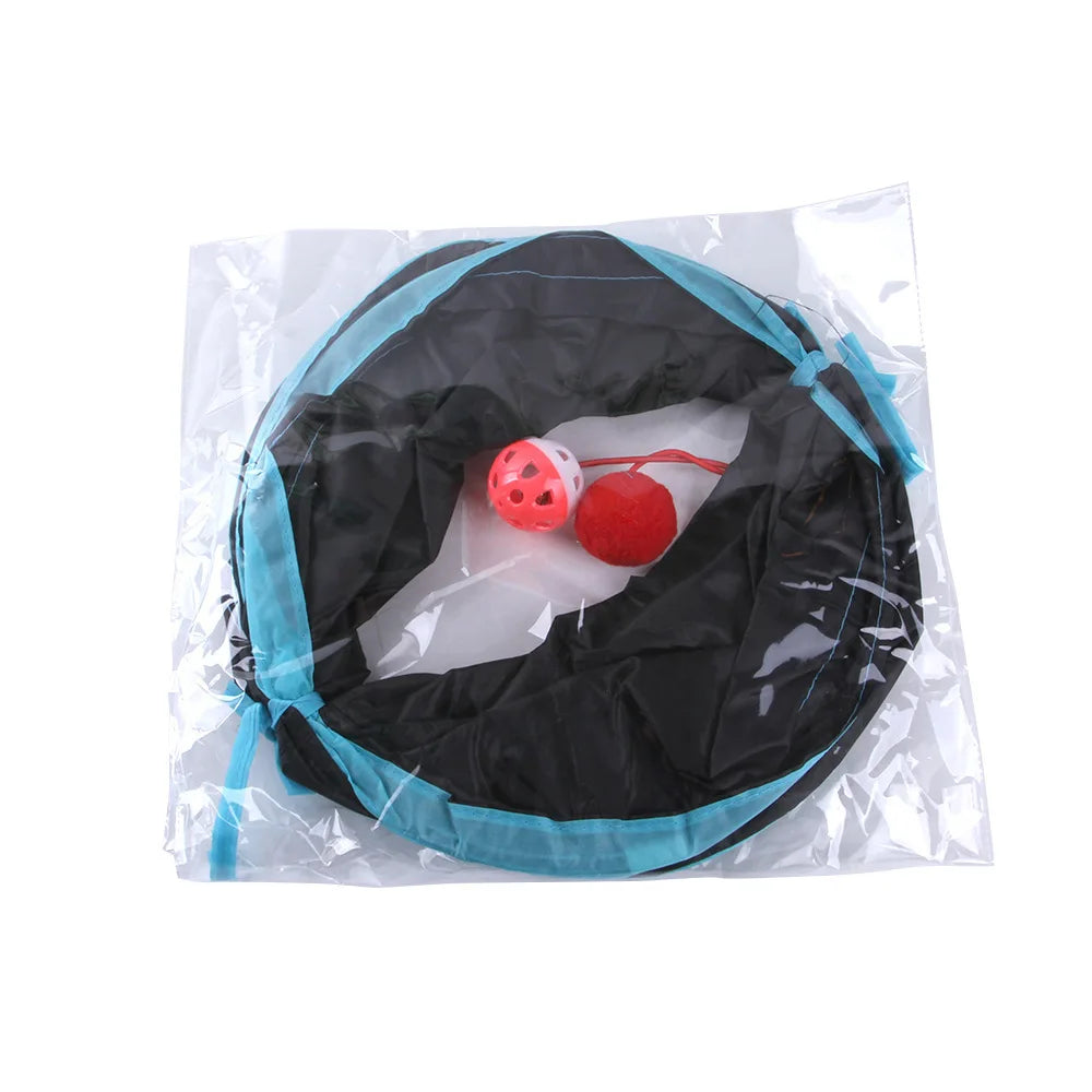 Foldable Breathable Tunnel Cat Toy