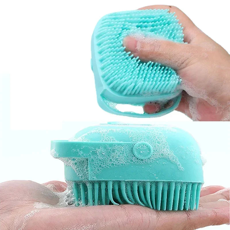 Soft Safety Silicone Comb with Shampoo Box Pet Accessories