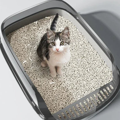 Large Capacity Splashproof Cat Litter Box