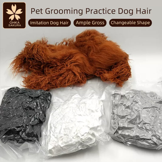Dog Grooming Trimming Practice Hair