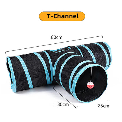 Foldable Breathable Tunnel Cat Toy