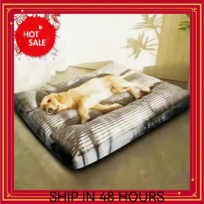 Corduroy Thick Deep Sleep Cushion Puppy Mat