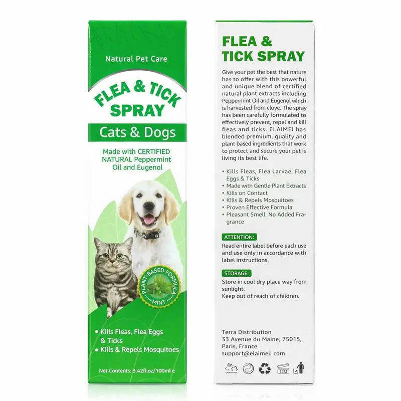 Natural Flea And Tick Spray Pet Care