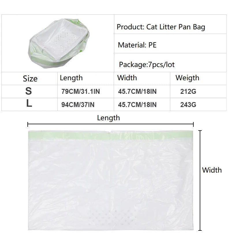 Cat Litter Filter Bag