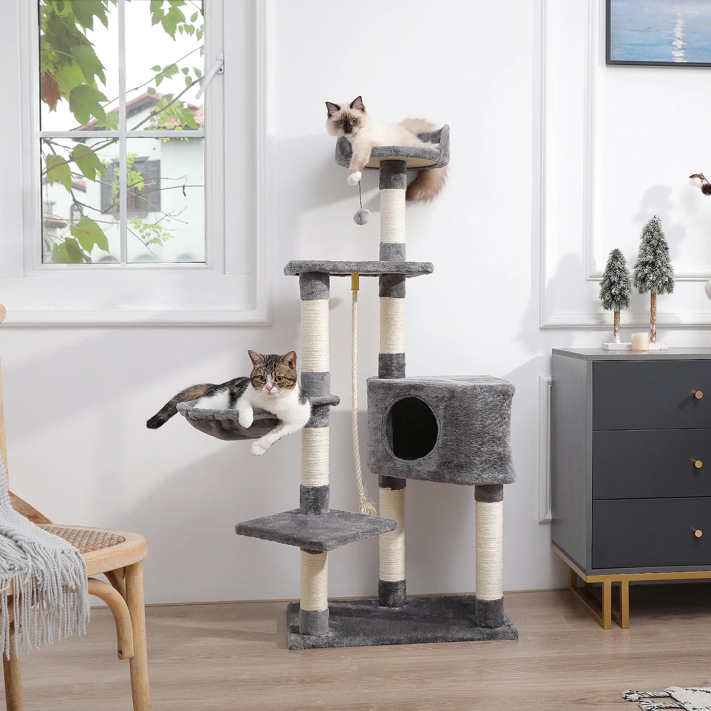 Hammock Sisal Cat Tower