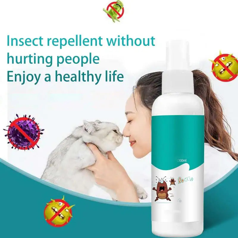 Pet Repel Fleas Lice Home Spray