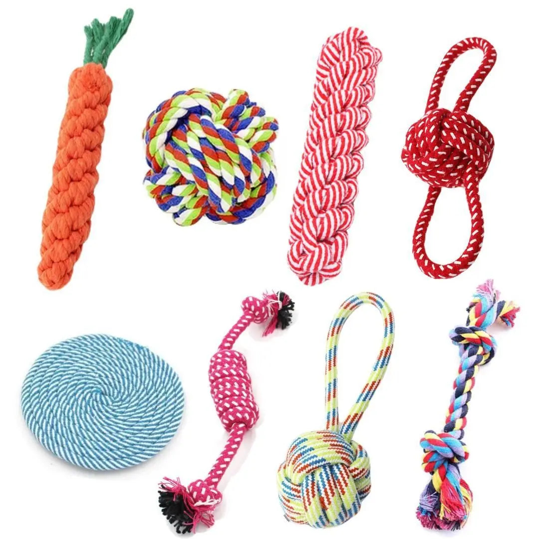 Durable Braided Bite Resistant Dog Toys