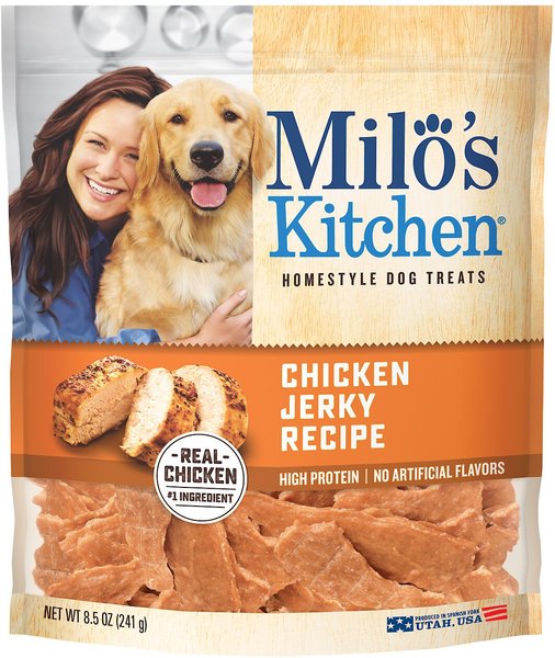 Milo's Kitchen Chicken Jerky Recipe Dog Treats
