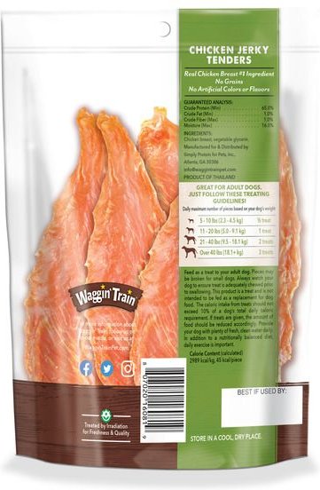 Waggin' Train Chicken Jerky Tenders Limited Ingredient Dog Treats