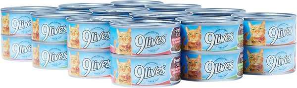9 Lives Poultry & Beef Favorites Variety Pack Canned Cat Food
