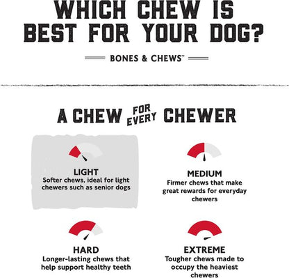 Bones & Chews Slim Beef Gullet Stick 5-6" Dog Treats