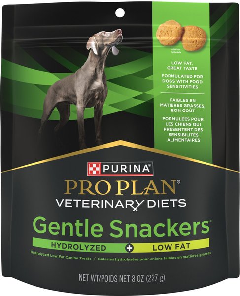 Purina Pro Plan Veterinary Diets Gentle Snackers Dog Treats, 8-oz pouch