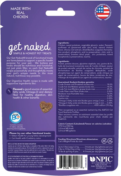 Get Naked Digestive Health Soft Cat Treats, 2.5-oz bag