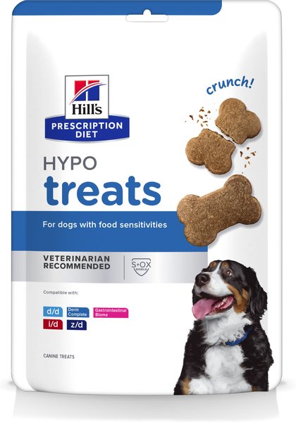 Hill's Prescription Diet Hypo Crunchy Dog Treats, 12-oz bag