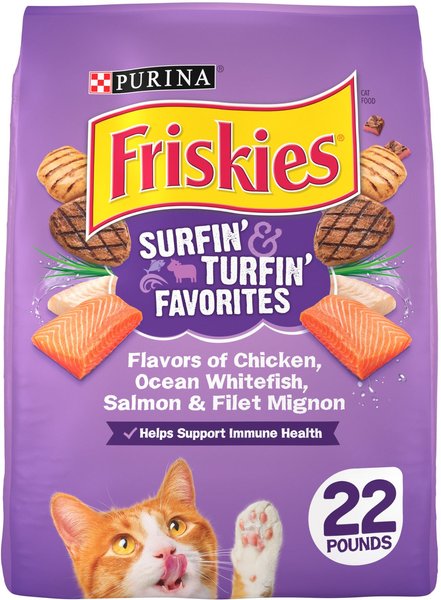 Friskies Surfin' & Turfin' Favorites Dry Cat Food