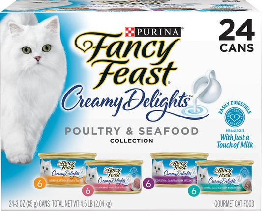 Fancy Feast Creamy Delights Variety Pack Canned Cat Food