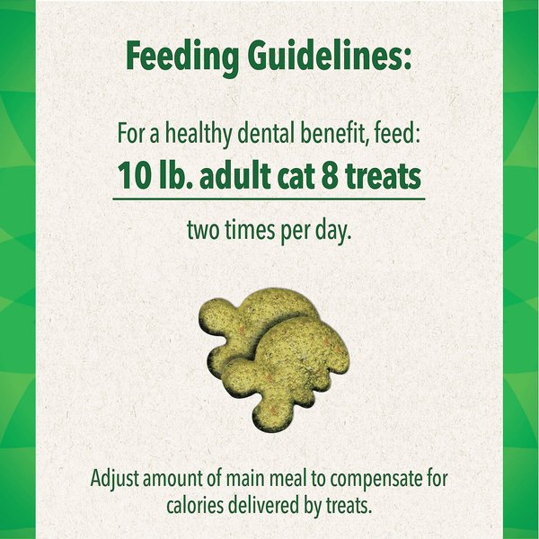 Greenies Feline Savory Salmon Flavor Adult Dental Cat Treats