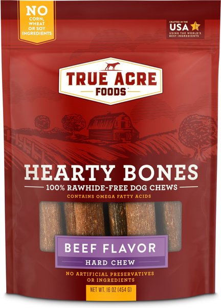 True Acre Foods Hearty Bones Beef Flavored Treats