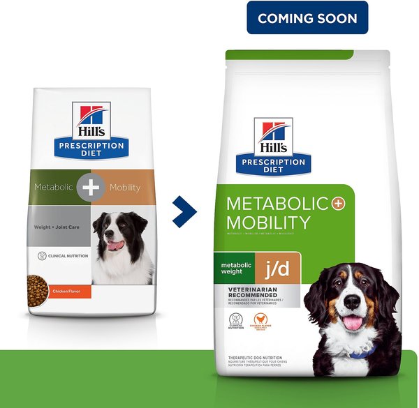 Hill's Prescription Diet Metabolic + Mobility j/d Chicken Flavor Dry Dog Food