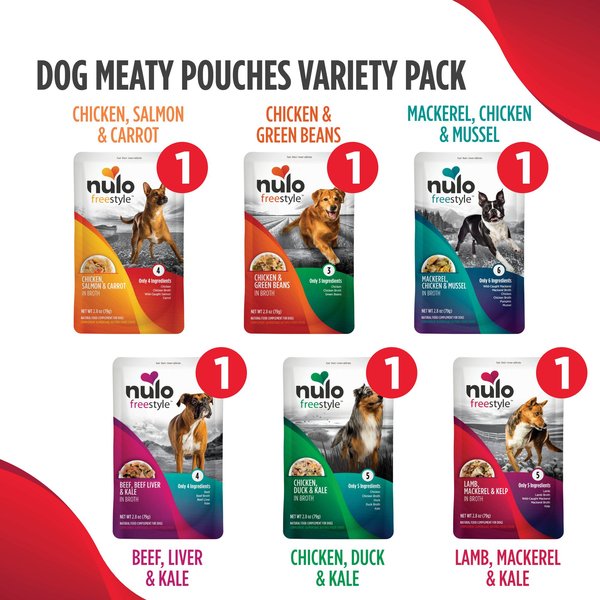 Nulo FreeStyle Variety Pack Dog Food Topper
