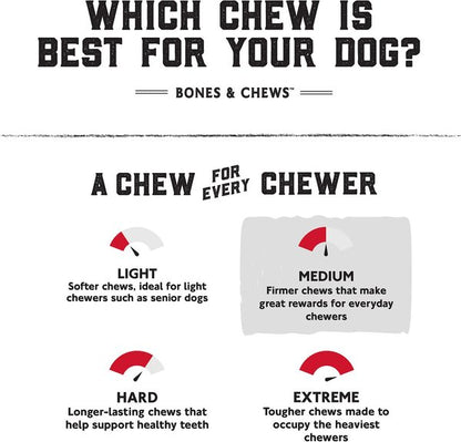 Bones & Chews Made in USA 6" Beef Trachea Dog Treats