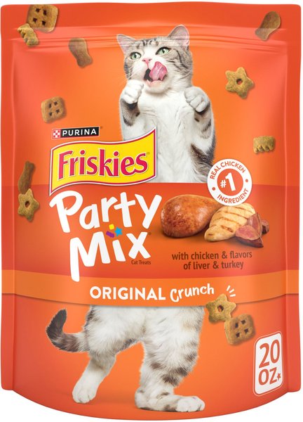 Friskies Party Mix Original Crunch Flavor Crunchy Cat Treats