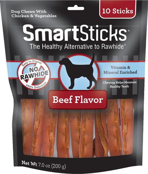 SmartBones SmartSticks Beef Chews Dog Treats