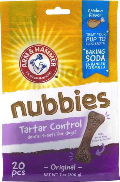 Arm & Hammer Products Nubbies Tartar Control Original Chicken Flavor Dog Dental Chews