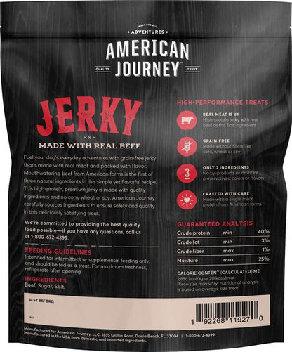 American Journey Beef Jerky Grain-Free Dog Treats