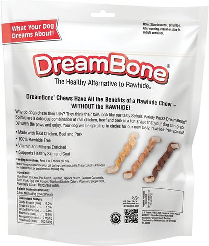 DreamBone Spirals Variety Pack Chews Dog Treats