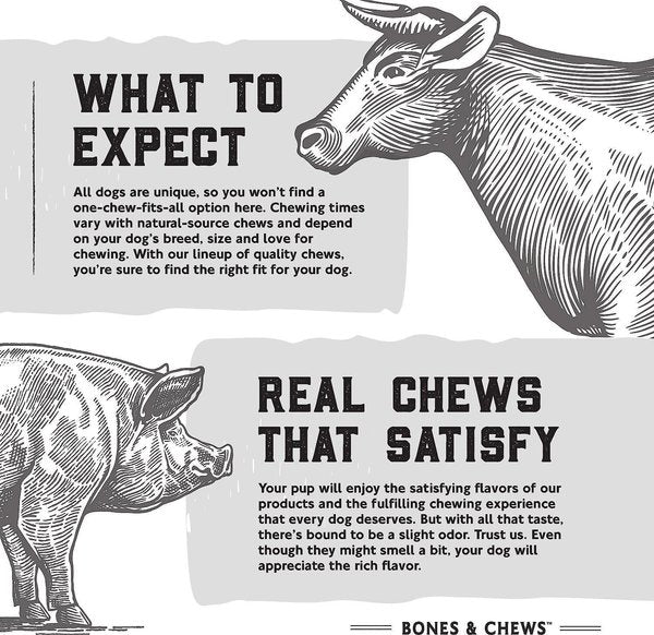 Bones & Chews Made in USA Beef Knee Caps Dog Treats