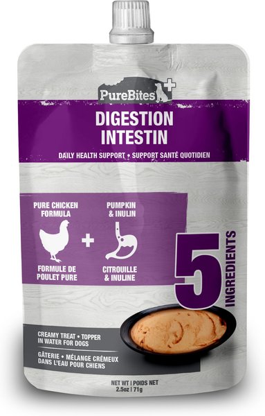 PureBites Plus Squeezables- Gut & Digestion Dog Food Toppings