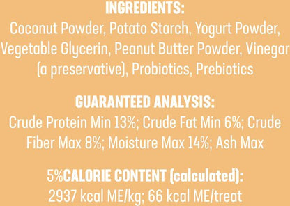 Himalayan Pet Supply Yogurt Sticks Peanut Butter Flavor Dog Treats, 4.8-oz bag
