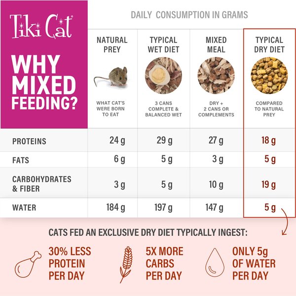 Tiki Cat Born Carnivore Grain-Free Chicken & Turkey Meal Recipe Dry Cat Food