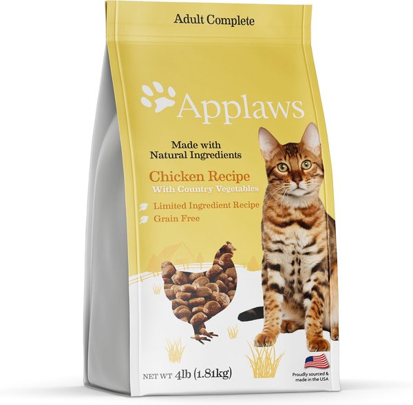 Applaws Adult Complete Chicken Recipe with Country Vegetables Grain-Free Dry Cat Food