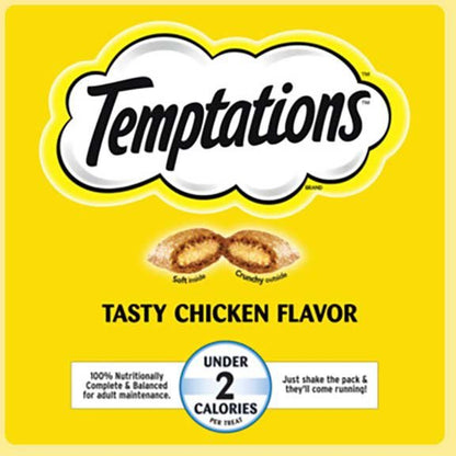 Temptations Classic Tasty Chicken Flavor Soft & Crunchy Cat Treats