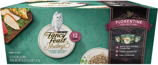 Fancy Feast Medleys Florentine Collection Pack Canned Cat Food